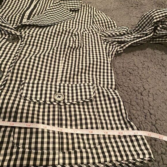 Tribal Checkered Raincoat - Picture 8 of 9